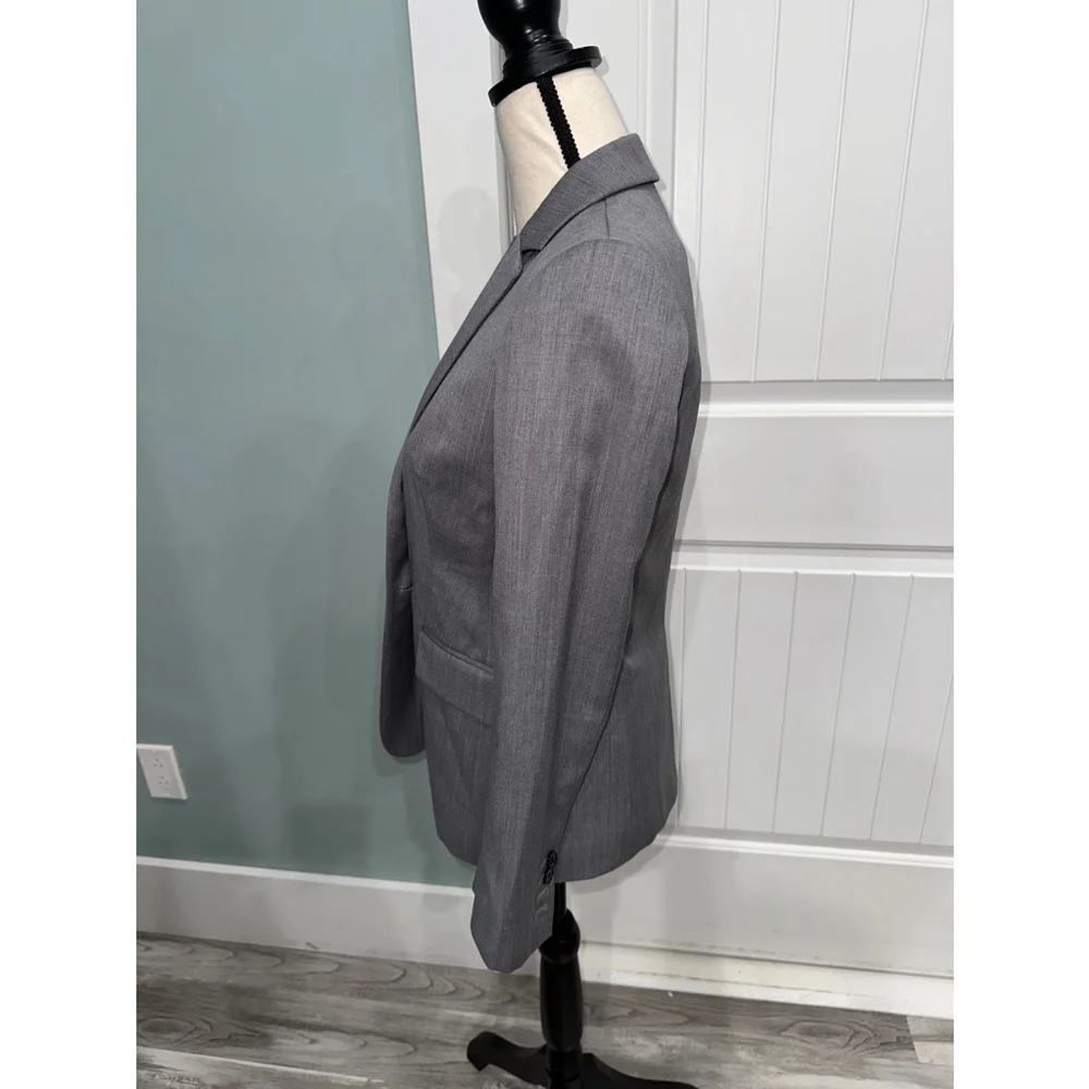 J. Crew Women’s Grey wool blend blazer jacket size 2P